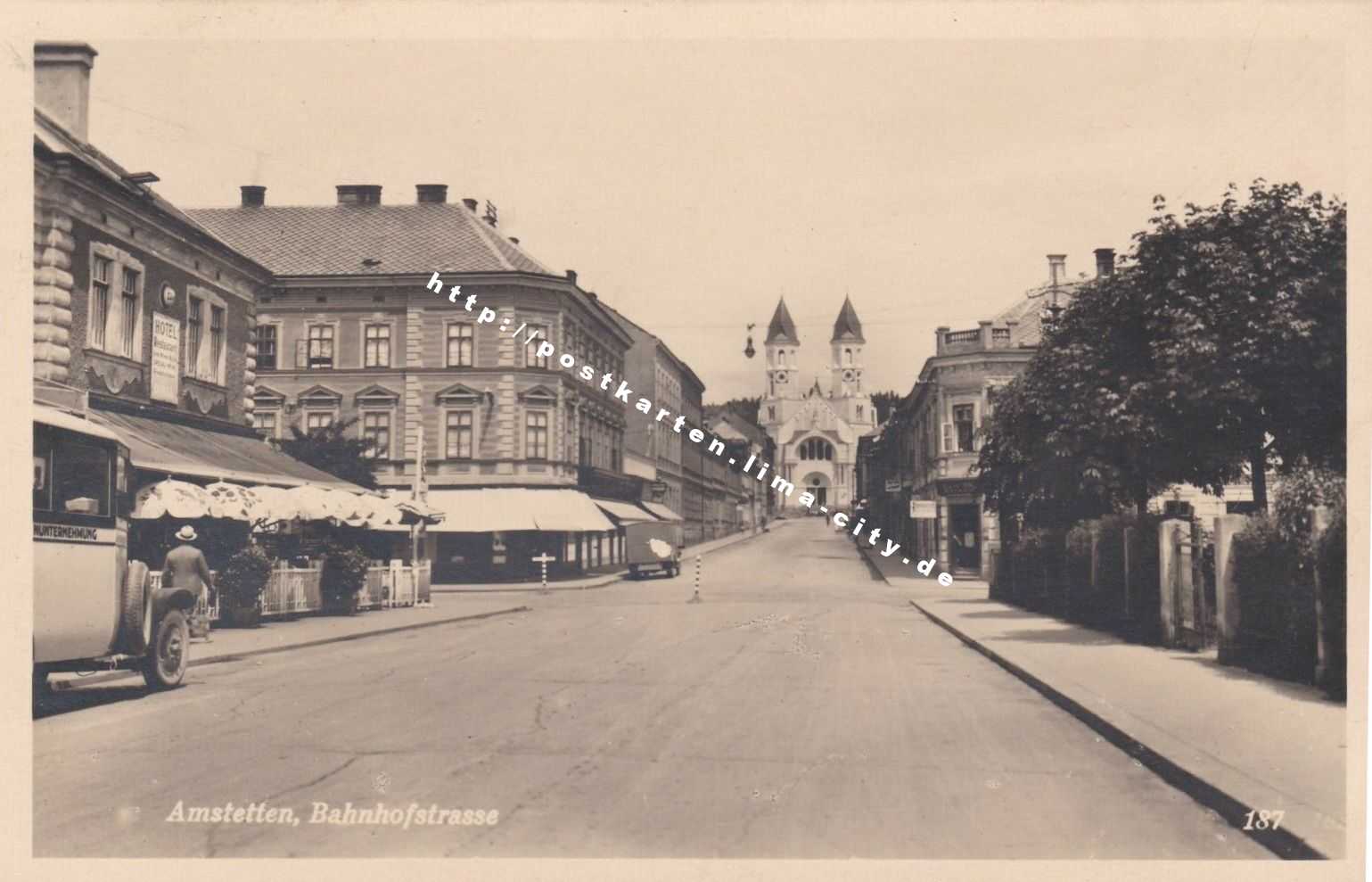 Amstetten Bahnhofstrasse 1932